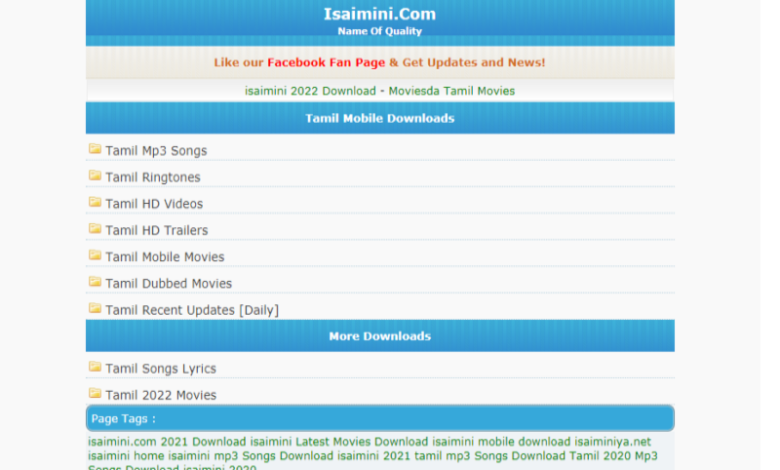 Isaimini ~ Download all your favorite Tamil Movies